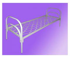 Металлические кровати с ДСП спинками для больниц.