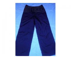 Продам тёмно-синие болоневые брюки на синтепоне